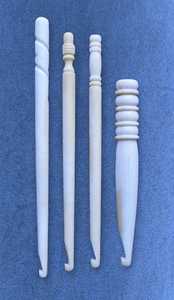 Hand Carved Bone Crochet Hooks Handmade Knitting Needles Ergonomic Crochet Hook <b>Set</b> for Yarn Craft DIY <b>Sewing</b> Tools - Product Image 5