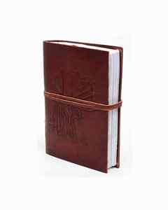 Diario de Cuero con Grabado de Dragón y Águila |   Diario Vintage Hecho a Mano en Color Marrón Oscuro |   Cuaderno de Hechizos Góticos |   Regalo para Hombres y Mujeres | - Product Image 4