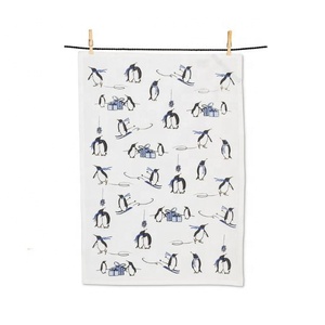 Instruments Sea Fishes Embroidered Best Selling White Sweet Housewarming Gift For Mom Kitchen Golf Dish Towels Drop Shipping - Product Image 2