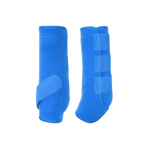 Botas de Tendón de Caballo de Nailon Azul para Protección de Patas, Equipo Ecuestre - Product Image 1