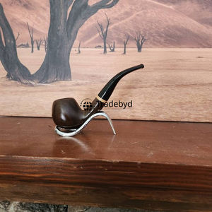 Pipa de Tabaco de Madera Estilo Vintage, Tallada a Mano, Madera Natural, Pipa Clásica para Fumadores, Regalo para Coleccionistas por Tradebyd - Product Image 5