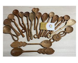 Factory Acacia Cooking Spoons Classic <b>Wooden</b> Tools for Professional Chefs Home Restaurant - Product Image 6