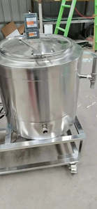 Machine de pasteurisation réfrigérée de 100 L avec fonction de refroidissement par compresseur pour la stérilisation du lait, du jus, de la bière, de la sauce et des produits laitiers - Product Image 4