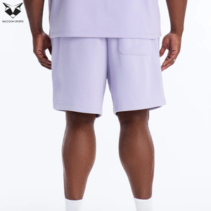 Fabricant de shorts en molleton OEM, shorts en coton sur mesure avec cordon de serrage à la taille, shorts décontractés pour hommes, shorts de sport et de gym - Product Image 4