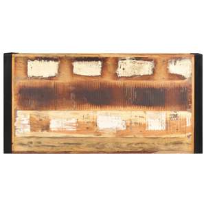 Mesa de centro de madera maciza recuperada y hierro con recubrimiento en polvo - Product Image 4