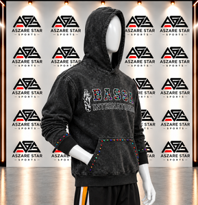 เสื้อฮู้ดซิปแบบโอเวอร์ไซส์ ยูนิเซ็กซ์ ลวดลายกราฟิกประดับเพชร ล้างสีแบบแอซิดวอช ผ้าฝ้ายฟลีซ 100% กันลม สไตล์วินเทจ สตรีทแวร์ ขายส่ง - Product Image 5