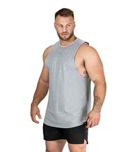 Débardeurs bleus à col rond pour hommes, parfaits pour la salle de sport et un style de vie actif, fabriqués avec un mélange de tissus, best-sellers, haute qualité, fabricant direct. - Product Image 6