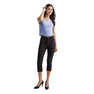 Nouveauté : débardeur court extensible pour femme, couleur claire, coton doux, haute qualité, sans manches, pour un usage quotidien, OEM - Product Image 2