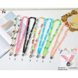 Portachiavi in plastica marca Z, cinturino regolabile multicolore da 70 cm per occhiali e chiavi - Product Image 2