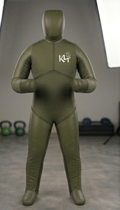 Olive Green Faux Leather <b>Boxing</b> <b>Dummy</b> Durable Training Equipment for Adult Martial Arts Practice - Product Image 4