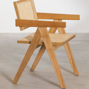 Modern Style Teak Wood <b>Dining</b> Table with <b>4</b> <b>Chairs</b> Outdoor Garden Furniture Rattan Synthetic <b>Chair</b> Design - Pollensa - Product Image 6