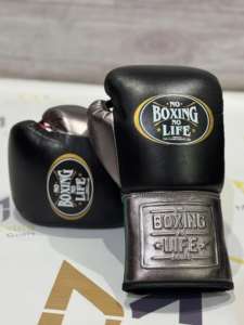 Guantes de Boxeo Profesionales de Última Moda, Nuevo Diseño, Sin Boxeo No Hay Vida, con Cordones, de Cuero Vacuno, para Sparring y Entrenamiento - Product Image 5
