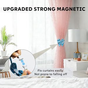 2026 Mejora: Sujetadores Magnéticos Simples, Elegantes y Resistentes para Cortinas, Paquete de 2 Lazos de Cuerda, Accesorios Elegantes para Rieles de Cortina - Product Image 6