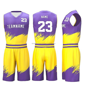 Maillot de basket-ball personnalisé, respirant, imprimé, 100% polyester, service OEM, prix bas, meilleure qualité, design personnalisé - Product Image 5
