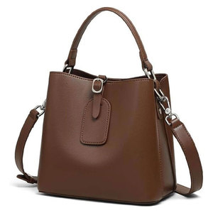 Leather Convertible Shoulder Crossbody <b>Backpack</b> <b>Lady</b> Handbag Handmade Durable Large Zipper Closure Two Straps Versatile Fashion - Product Image 2