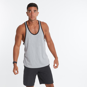 Men's Gym Tank Top Sleeveless Athletic Shirt Sports Fitness Vest Workout <b>Singlet</b> Breathable Bodybuilding Training Undershirt - Product Image 5
