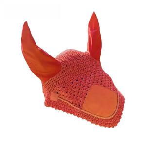Voile anti-mouches pour cheval de haute qualité, design personnalisé, multicolore, avec bonnet d'oreille, produit d'équitation disponible dans toutes les variantes - Product Image 3