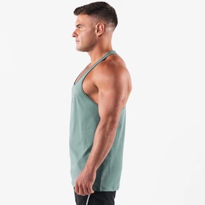 Débardeurs pour hommes de qualité supérieure, en coton 100% respirant, couleur unie, confortables, avec logo personnalisé, vente en gros - Product Image 3