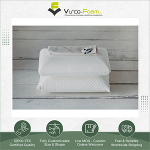 Direct Factory Supply Best Quality Custom Size & Design Viscoelastic Foam Filling Travel Pillows for Comfortable Long Trips - Product Image 2