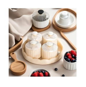 Ensemble de condiments en résine verte, design floral, accents en cristal, passe au lave-vaisselle, pliable, empilable, conteneurs à épices faits à la main pour la cuisine - Product Image 6