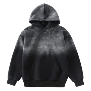 Sweat-shirts pour hommes les plus vendus, couleur noire, pull-over, couche intérieure chaude, ourlet côtelé, pour hommes - Product Image 3