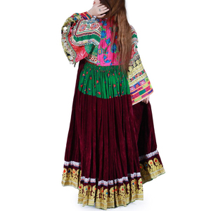 Robe afghane Kuchi pour femmes, robe traditionnelle tribale brodée, maxi, sur mesure, fournisseur OEM, style afghan, costumes tribaux confortables - Product Image 2