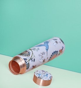 <b>Decorative</b> Engraved Copper Water Bottle Premium Metal Bottle for Gifts and Promotions - Product Image 1