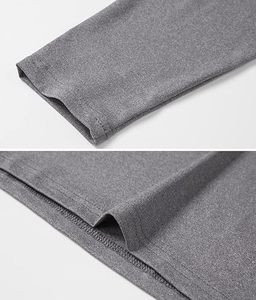 Chemises de sport à manches longues pour hommes, sweat-shirt à demi-zip, hauts de fitness pour le jogging, respirants, compressifs, pour la course à pied - Product Image 3