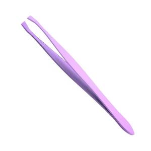 Pinzas para Pestañas de Acero Inoxidable Rosa, Punta Inclinada de Precisión, Borde Suave, Herramienta de Belleza - Product Image 4