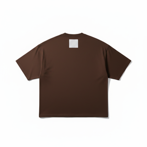 Wholesale Men's Brown Horse Print <b>Short</b> <b>Sleeve</b> T-Shirt O-Neck Oversized Casual Jersey Cotton Shirt - Product Image 3