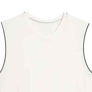 Gym Workout Quick Dry Breathable Men Tank <b>Tops</b> 100% Cotton Best Manufacturer Custom Logo Men's Sleeveless Tank <b>Top</b> OEM Service - Product Image 5