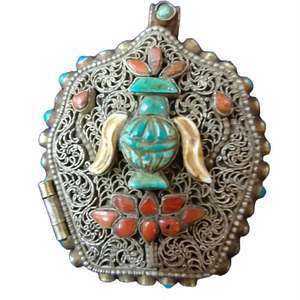 จี้พระพุทธรูปแบบชาติพันธุ์ทำจากเงิน 925 - Product Image 2