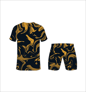 ชุดเสื้อฟุตบอลลายพรางแบบซับลิเมชั่นสำหรับผู้ชาย คอวี แขนสั้น ระบายเหงื่อได้ดี เหมาะสำหรับทุกฤดูกาล - Product Image 2