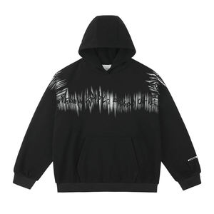 Sudaderas de Invierno para Hombre con Lavado Ácido y Estampado Digital, 100% Algodón, Ropa Casual Transpirable y Ecológica, Gran Venta - Product Image 4