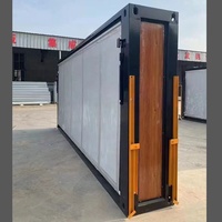 Conteneur de bureau plat de 20 pieds, Bâtiment de bureau modulaire préfabriqué en conteneurs, Maison conteneur de stockage à deux chambres
