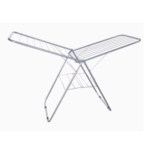 Heavy Duty Foldable Iron Clothes Drying Rack Indoor Outdoor Laundry Stand Space Saving Garment Dryer Rack Home Balcony Organizer - Product Image 1