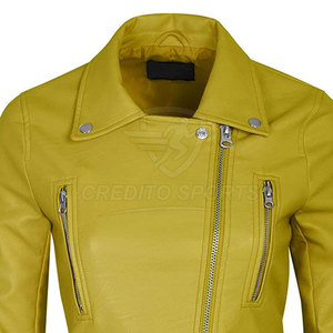 Chaqueta de Cuero para Mujer, Estilo Moderno 2026, Acabado Liso, Prenda Elegante para Atuendos Casuales - Product Image 4