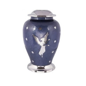 Urna Funeraria de Metal Hecha a Mano con Diseño de Árbol de la Vida, para Cenizas Humanas, Urna Conmemorativa de Aluminio Verde Mate para Adultos, Venta al Por Mayor - Product Image 3