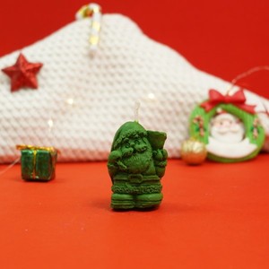 Bougie en soja 3D artisanale Père Noël pour la décoration des fêtes de Noël, centre de table de Thanksgiving, décoration festive pour la maison, cadeau - Product Image 1