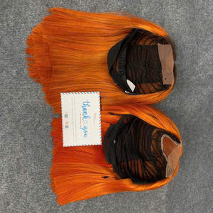 Factory Price 100% Silky Human Hair Dyed Color Bone Straight Wig Hair Extensions Best Quality No <b>Tangle</b> No Shedding Large Stock - Product Image 3