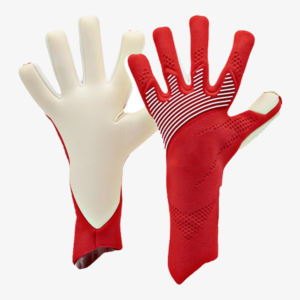 Gants de gardien de but professionnels, en latex blanc, avec protection des doigts, pour le football, pour hommes, entraînement et matchs - Product Image 1