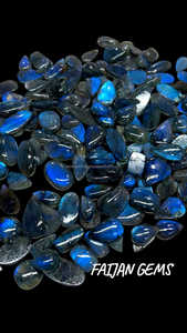 อัญมณีลาบราดอไรต์ธรรมชาติอัญมณีทรงหลวมรูปร่างผสมลาบราดอไรต์สีฟ้า - Product Image 2