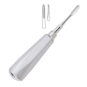 เครื่องมือยกโคนรากฟันสแตนเลสแบบมีด้ามจับกลวง ใช้ซ้ำได้ ยี่ห้อ Shuja Surgico - Product Image 3