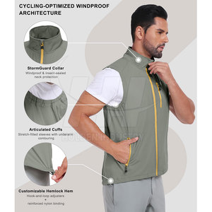 Chaleco Softshell Activo Premium, Construcción Duradera, Ligero, para un Estilo de Vida al Aire Libre - Product Image 4