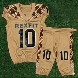 Conjunto de Uniforme de Fútbol Rexfit Sports Pro para Adultos, Ligero, Transpirable, Antibacterial, de Poliéster, Colores Personalizados - Product Image 4