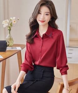 Nuevas Camisas de Punto Elegantes y a la Moda para Mujer, con Bordado, Manga Larga, para Verano y Otoño - Product Image 3