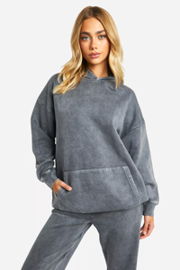 Ensemble de survêtement tendance pour femme, style décontracté, à manches longues, effet délavé, respirant - Product Image 3