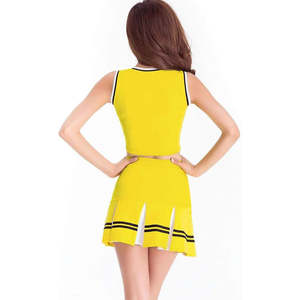 Costume d'uniforme de pom-pom girl personnalisé 2026 en gros avec design en strass, 100 % polyester, style unisexe, en vente, service OEM - Product Image 2