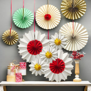 paper <b>honeycomb</b> Christmas <b>Decorations</b> Festive Home Ornament - Product Image 5