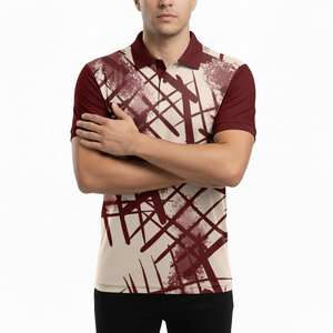 เสื้อโปโลผู้ชายแขนสั้นผ้าคอตตอนและโพลีเอสเตอร์สีพื้นปักลายลำลองแบบสปอร์ต  รับสั่งทำลายพิมพ์ตามแบบ - Product Image 4